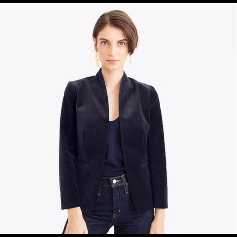 J-Crew 365 going out blazer- Navy NWOT